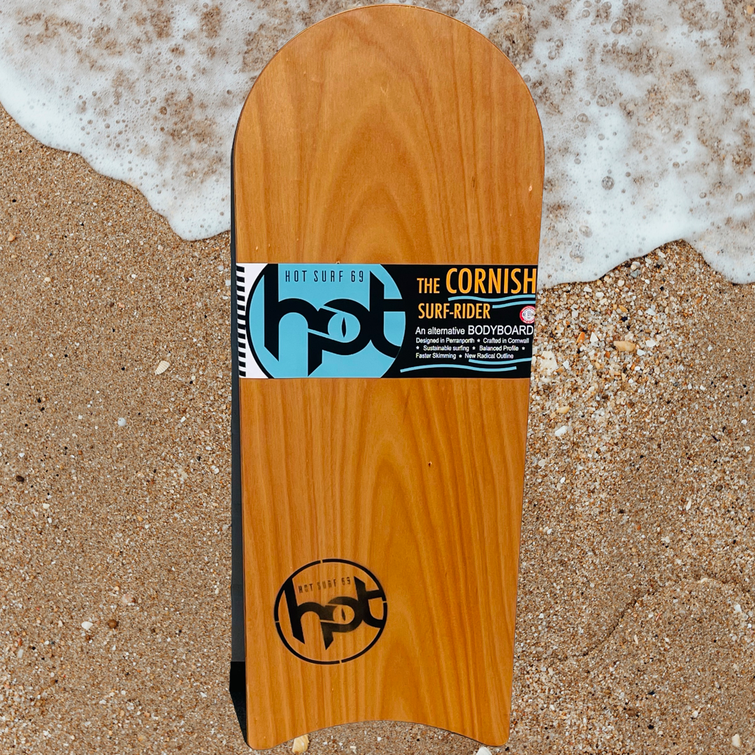 retro wooden bodyboards